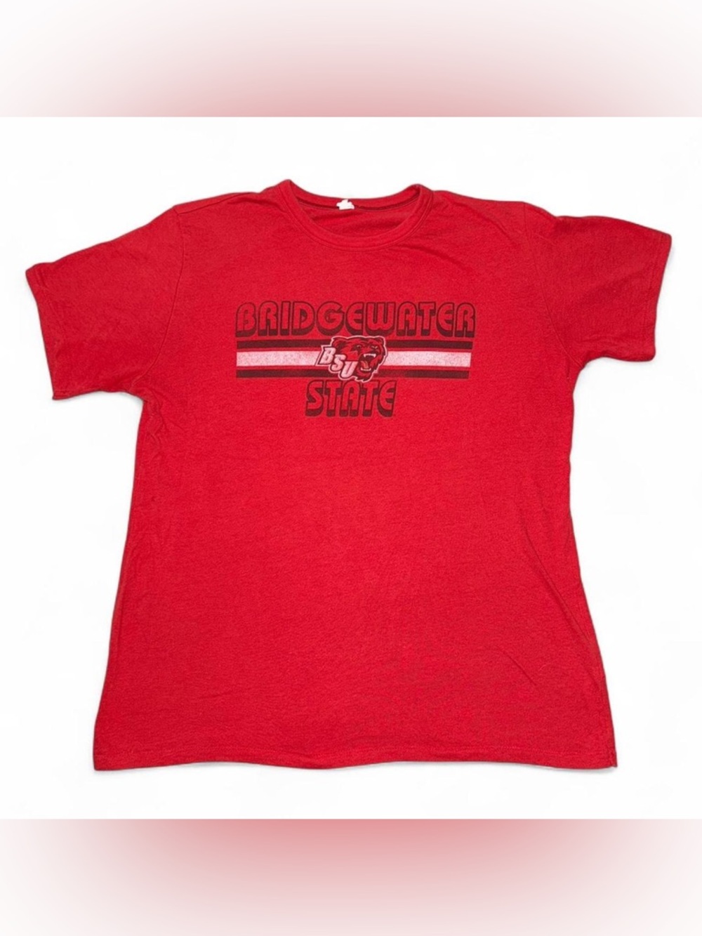Bridgewater State Red Logo Tee